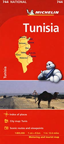 Tunisia - Michelin National Map 744