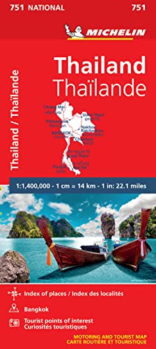 Thailand - Michelin National Map 751