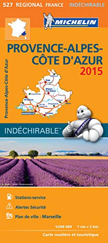 Provence Alpes Cote D ' Azur 17527 Carte Michelin kaart 2015