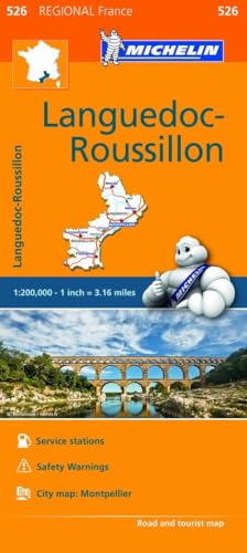Languedoc-Roussillon - Michelin Regional Map 526
