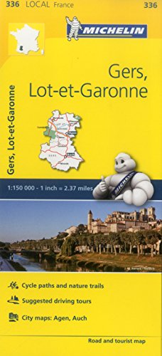 Gers, Lot-et-Garonne - Michelin Local Map 336
