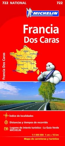 Mapa National Francia (doble cara) (Mapas National Michelin) (Spanish Edition)
