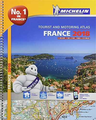 France 2018 -A4 Tourist & Motoring Atlas