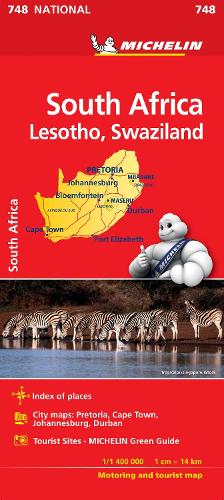 South Africa National Map 748