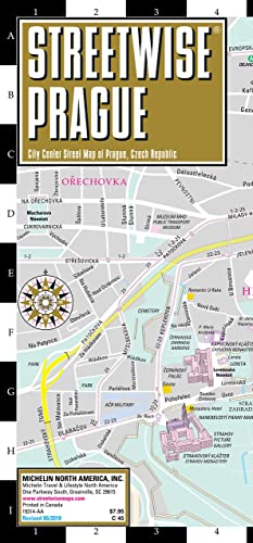 Streetwise Prague Map - Laminated City Center Street Map of Prague, Czech-Republic