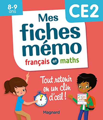 Mes fiches mémo Français et Maths CE2: Tout retenir en un clin d'oeil