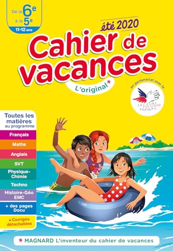Cahier de vacances 2020, de la 6e vers la 5e: Toutes les matières