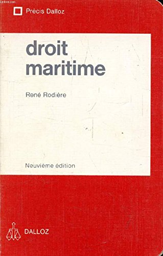 Droit maritime (Pre?cis Dalloz) (French Edition)