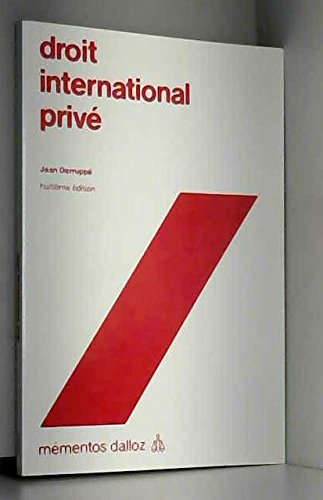 Droit international privé (Mémentos Dalloz)