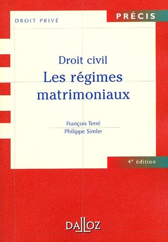 Droit civil : Les régimes matrimoniaux