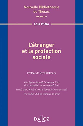 L'étranger et la protection sociale - Volume 167