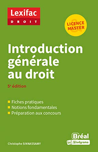 Introduction générale au droit: 5e édition