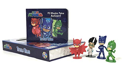 PJ Masks Tattle Tales - Activity Books for kids, 12-page storybook, 4 figurines