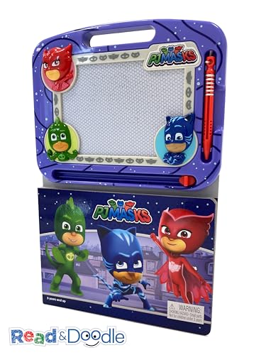 Pj Masks: Activity Book Learning, Writing, Sketching with Magnetic Drawing Doodle Pad for Kids
