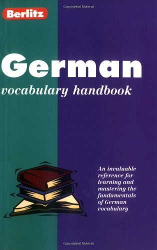 Berlitz German Vocabulary Handbook