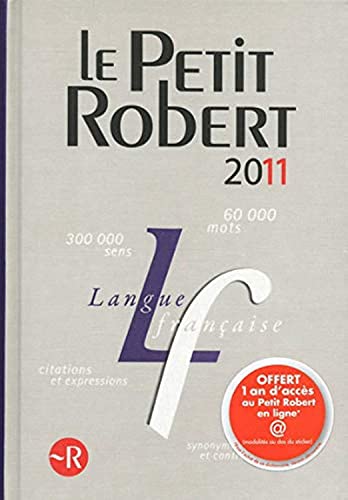Le Nouveau Petit Robert de la Langue Francaise 2011 - Compact Hardback