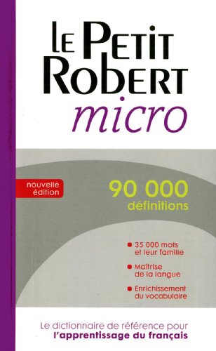Le Petit Robert Micro - Was Le Robert Micro Poche