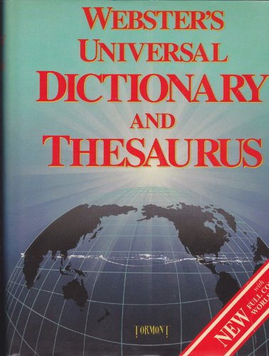 Websters Universal Dictionary and Thesaurus