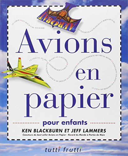 AVIONS EN PAPIER POUR ENFANTS