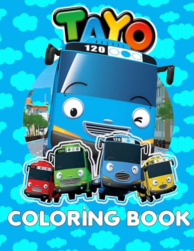 TAYO the Little Bus Coloring Book for Kids