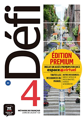 Défi 4 (B2). Livre de l'élève + CD + Premium