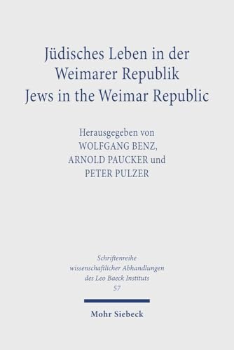 Jüdisches Leben in der Weimarer Republik /Jews in the Weimar Republic