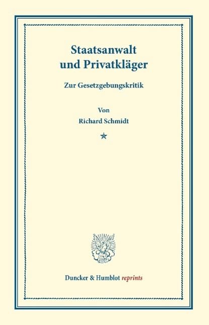 Staatsanwalt Und Privatklager