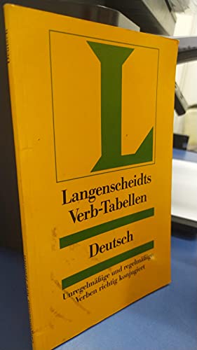 Langenscheidts Verb-Tabellen Deutsch