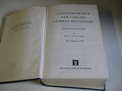Langenscheidt Compact Dictionary German: German-English, English-German