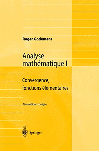 Analyse mathematique I