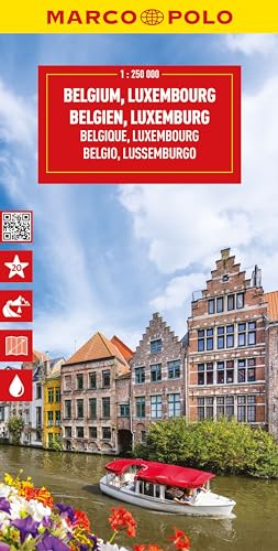 Belgium and Luxembourg Marco Polo Map
