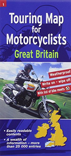 Touring Map for Motorcyclists: Great Britain / Ireland