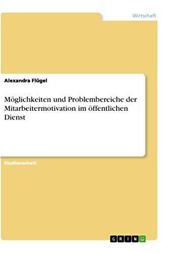 Moeglichkeiten und Problembereiche der Mitarbeitermotivation im oeffentlichen Dienst