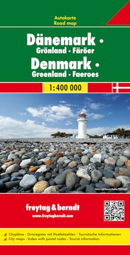 Denmark - Greenland - Faeroes Road Map 1:400 000
