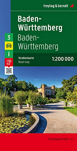 Baden-Wurttemberg Sheet 3 Road Map 1:200 000