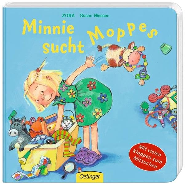 Minnie sucht Moppes: Eine spannende Kuscheltier-Suchgeschichte mit vielen Klappen zum Mitsuchen!