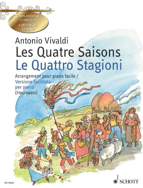 Les Quatre Saisons / Le Quattro Stagioni / The Four Seasons: Concertos Pour Violon, Cordes Et Basse Continue / Concerti Per Violino, Archi E Basso Continuo Op. 8 1-4
