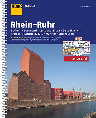 ADAC StadtAtlas Rhein-Ruhr 1 : 20 000.