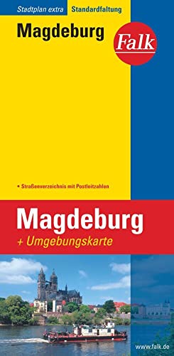 Falk Stadtplan Extra Standardfaltung Magdeburg 1 : 20 000: Straßenverzeichnis mit Postleitzahlen. Standardfaltung
