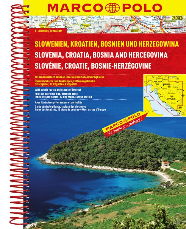 Slovenia/Croatia/Bosnia Marco Polo Atlas