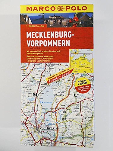 MARCO POLO Deutschland 02. Mecklenburg-Vorpommern 1 : 200 000