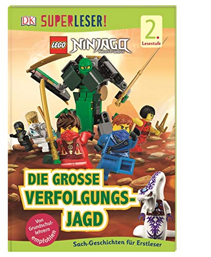 SUPERLESER! LEGO® NINJAGO® Die große Verfolgungsjagd: Sach-Geschichten für Erstleser, 2. Lesestufe