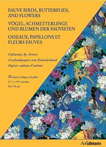 Giftwrap: Fauve Birds, Butterflies and Flowers