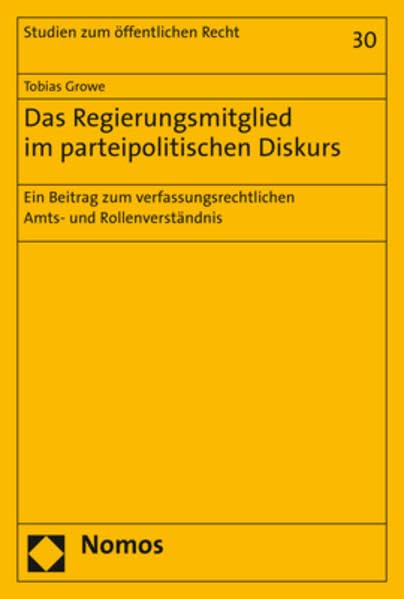 Das Regierungsmitglied Im Parteipolitischen Diskurs