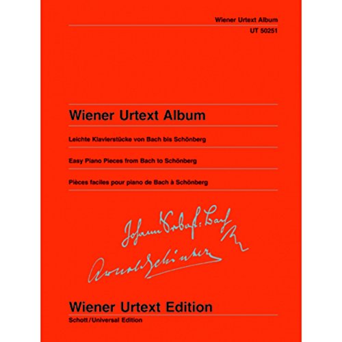 Wiener Urtext Album Easy Piano Pieces from Bach to Schonberg