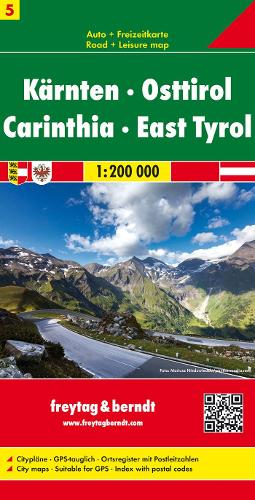 Sheet 5, Carinthia - East Tyrol Road Map 1:200 000