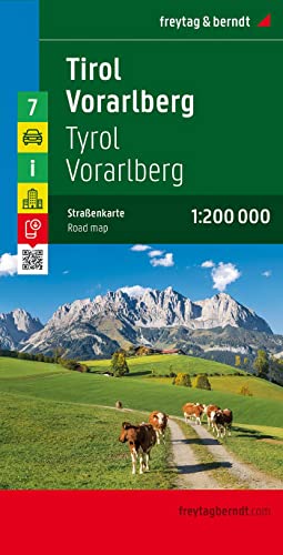 Sheet 7, Tyrol - Vorarlberg Road Map 1:200 000