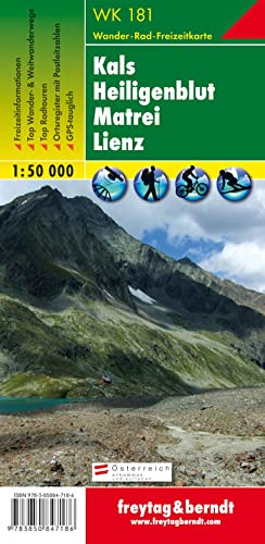 Kals - Heiligenblut - Matrei - Lienz Hiking + Leisure Map 1:50 000