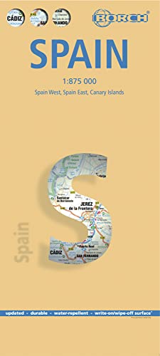 Spain, Spanien, Borch Map