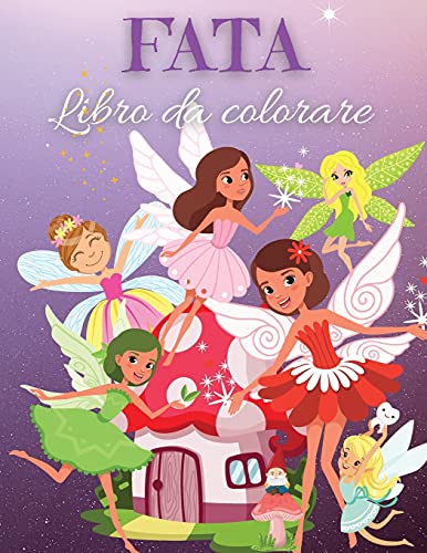 Fata Libro da colorare